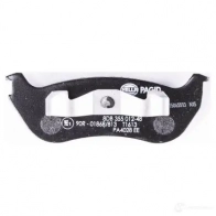 Тормозные колодки дисковые, комплект HELLA 8DB 355 012-481 24382 29232 2438 1 - Изображение 3