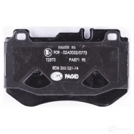 Тормозные колодки дисковые, комплект HELLA 8DB 355 021-741 2 5997 T2373 30117 - Изображение 3