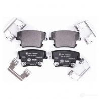 Тормозные колодки дисковые, комплект HELLA 30227 24 163 8DB 355 025-051 7964D1057 - Изображение 2