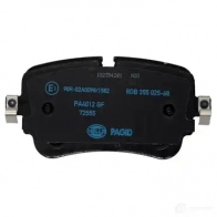 Тормозные колодки дисковые, комплект HELLA 8DB 355 025-681 ISC PIO 1437478190 - Изображение 2