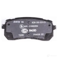 Тормозные колодки дисковые, комплект HELLA 24600 30212 8DB 355 023-231 2459 9 - Изображение 3