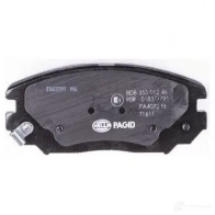 Тормозные колодки дисковые, комплект HELLA 8DB 355 012-461 29230 24376 243 75 - Изображение 3