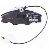Тормозные колодки дисковые, комплект HELLA 21749 2 1724 8DB 355 018-201 29792 - Изображение 3