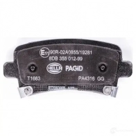 Тормозные колодки, комплект HELLA 8db355012991 24422 29278 2 4421 - Изображение 3