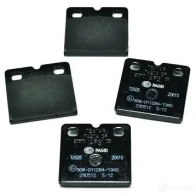 Тормозные колодки дисковые, комплект HELLA 8DB 355 005-301 T2028 28562 206 10 - Изображение 2