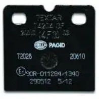 Тормозные колодки дисковые, комплект HELLA 8DB 355 005-301 T2028 28562 206 10 - Изображение 3