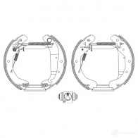 Тормозные колодки HELLA 8DB 355 004-581 R 0950 QEEYD Opel Astra (G) 2 Хэтчбек 1.7 CDTI (F08. F48) 80 л.с. 2003 – 2009