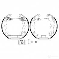 Тормозные колодки HELLA 30189 8DB 355 022-941 R1 347 YGO1N - Изображение 1