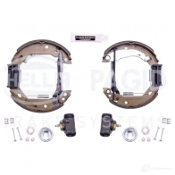 Барабанные тормозные колодки, комплект HELLA R12 55 28528 VMMC06 8db355004951 - Изображение 2