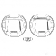 Тормозные колодки HELLA 28438 R0 530 8DB 355 004-051 TGSMY0Q - Изображение 2