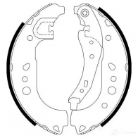 Тормозные колодки HELLA 8DB 355 022-281 H1 824 Smart Forfour BJRG7N0