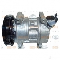 Барабанные тормозные колодки, комплект HELLA 28143 8db355001071 H85 85 H7OFQZM