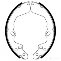 Тормозные колодки HELLA 8DB 355 000-491 H175 8 28089 YQRYFWA - Изображение 1