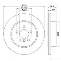 Барабанные колодки HELLA 27925 8DA 355 050-011 H1 152 EJLEW69 - Изображение 2