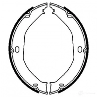Тормозные колодки ручника, комплект