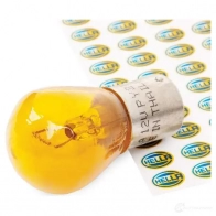 Лампа накаливания HELLA PY21W 8GA006841121 082 028 42230 - Изображение 2