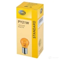 Лампа накаливания HELLA PY21W 8GA006841121 082 028 42230 - Изображение 6