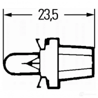 Лампа накаливания W1.2W 1.2 Вт 12 В HELLA 2FXMLW7 08 2421 8GA007997031 42242 - Изображение 2