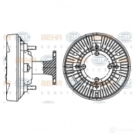 Вискомуфта HELLA 50198 8mv376906541 4045621514686 Q2 479KL - Изображение 2