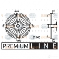 Вискомуфта HELLA PUX1EIV Mercedes S-Class (C140) 3 Купе 6.0 SEC/CL 600 (140.076) 394 л.с. 1992 – 1999 8mv376733061 _BEHR HELLA SERVICE_