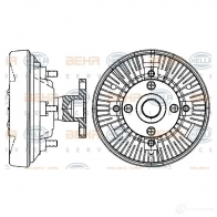 Вискомуфта HELLA 8mv376907551 4045621515508 50252 T6 NWBZ4 - Изображение 2