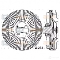 Вискомуфта HELLA _BEHR HELLA SERVICE_ X8AMF5U 49919 8mv376730101