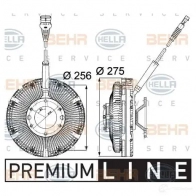 Вискомуфта HELLA 8mv376734781 O1UWXB5 50047 _BEHR HELLA SERVICE_