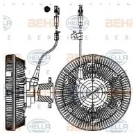 Вискомуфта HELLA H GOHX 8mv376907221 50236 4045621515089 - Изображение 2