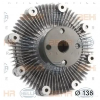 Вискомуфта HELLA 50127 8mv376758611 OB0SEBR _BEHR HELLA SERVICE_ - Изображение 2
