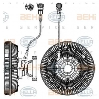 Вискомуфта HELLA 50245 N 39Y17R 8mv376907321 4045621515171 - Изображение 2