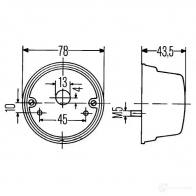 Комбинированный фонарь заднего освещения HELLA 2sb001259261 17192 EJ9EJ K 23270 - Изображение 2