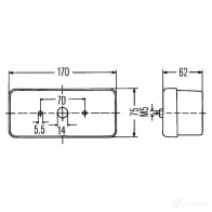 Задний фонарь HELLA 17332 026020 E1 116 2SD 002 582-011 - Изображение 2