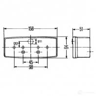 Задний фонарь HELLA E1 130 17557 2SE 003 184-101 026041 - Изображение 2