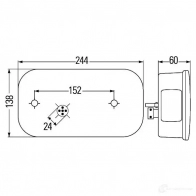 Комбинированный фонарь заднего освещения HELLA 2vb998232011 F9QOP6C 17922 E9 5447 - Изображение 2