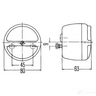 Комбинированный фонарь заднего освещения HELLA GX4T98 17199 2sb003018031 K 23260/1 - Изображение 2