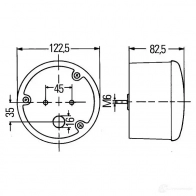 Задний фонарь HELLA E17 9805 2TA 964 169-061 7WTXZ 17722 - Изображение 2