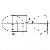 Комбинированный фонарь заднего освещения HELLA 2st001673011 ZL38Q9A K 23256/1 17702 - Изображение 2