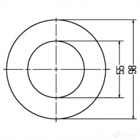 Задний фонарь HELLA 4CTNJDJ 17205 2SB 008 405-101 E1 1892 - Изображение 2