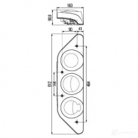 Комбинированный фонарь заднего освещения HELLA 18251 Caraluna Modular 2vp343520051 W4ONYXC - Изображение 2
