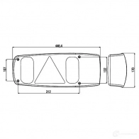 Комбинированный фонарь заднего освещения HELLA 18044 E17 9604 Caraluna I 2vp007502031 - Изображение 2