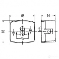 Комбинированный фонарь заднего освещения HELLA 17359 2sd003182061 026039 E1 31445 - Изображение 2