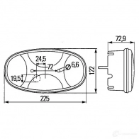 Комбинированный фонарь заднего освещения HELLA 2va343640071 E17 0303 Cargoluna 17858 - Изображение 2