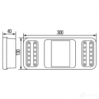 Комбинированный фонарь заднего освещения HELLA COLUNA 2vp345900201 18279 E17 0071 - Изображение 2