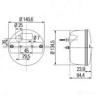 Комбинированный фонарь заднего освещения HELLA 2sd344100101 KX37O8 E4 13136 17462 - Изображение 2