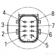 Комбинированный фонарь заднего освещения HELLA JNS0BIT E1 3443 2vp011511241 18116 - Изображение 4