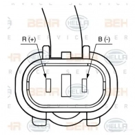 Компрессор кондиционера HELLA 1437476771 8fk351008201 DSGL 5 - Изображение 2