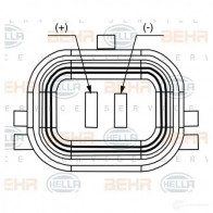 Компрессор кондиционера HELLA 1437476856 8fk351008211 OKD 8Z - Изображение 2