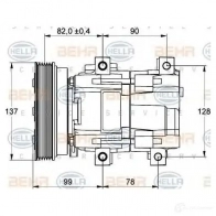 Компрессор кондиционера HELLA _BEHR HELLA SERVICE_ 8fk351113281 40426 XBZ6V