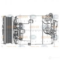 Компрессор кондиционера HELLA 8fk351334351 M9B6TE3 41289 _BEHR HELLA SERVICE_ - Изображение 2
