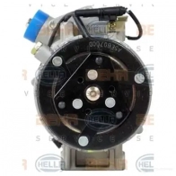 Компрессор кондиционера HELLA 6UC51 _BEHR HELLA SERVICE_ 8fk351340931 41389 - Изображение 5